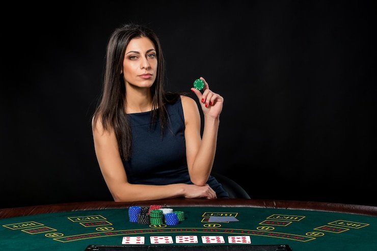 Live dealer studio with multi-camera setup